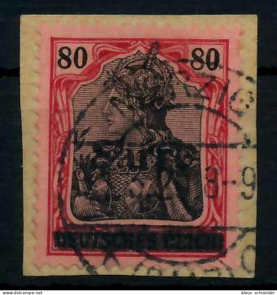 SAARGEBIET GERMANIA Nr 16III Gestempelt Briefstück Gepr. X7882FE - Used Stamps