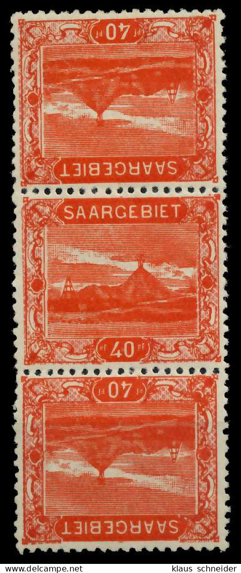 SAARGEBIET LANDS.BILD Nr 59A Kdr III Oder I X7883AA - Unused Stamps