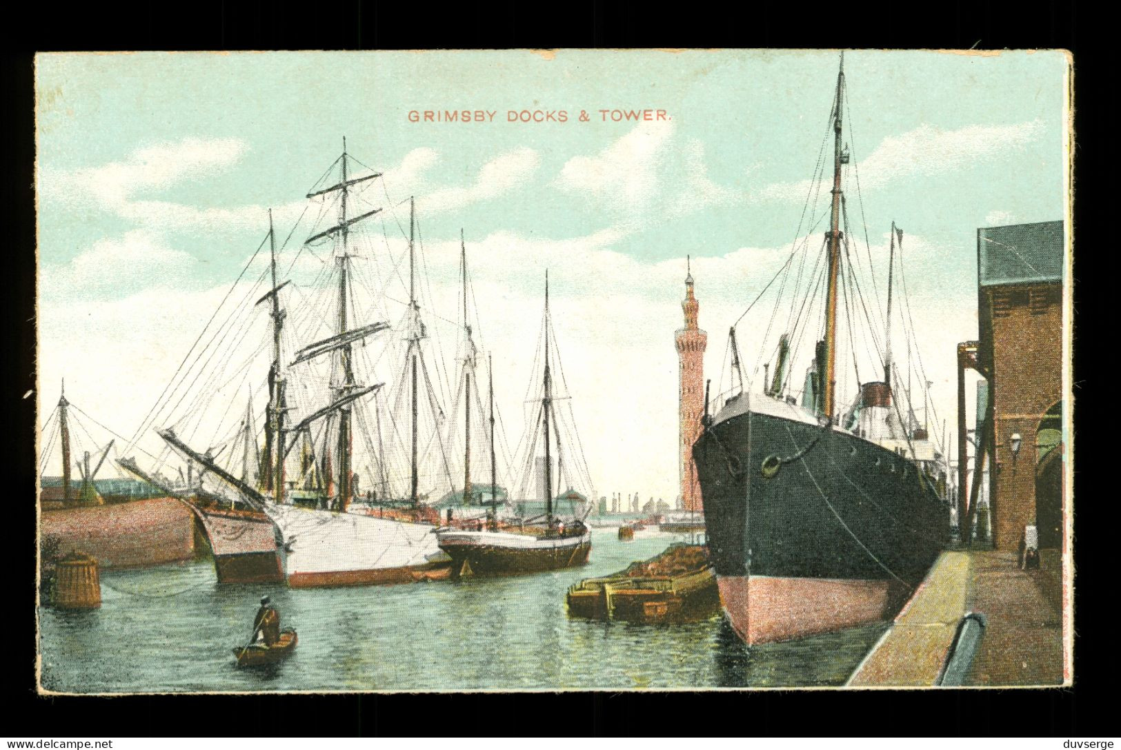 England Lincolnshire  Grimsby Docks And Tower - Sonstige & Ohne Zuordnung