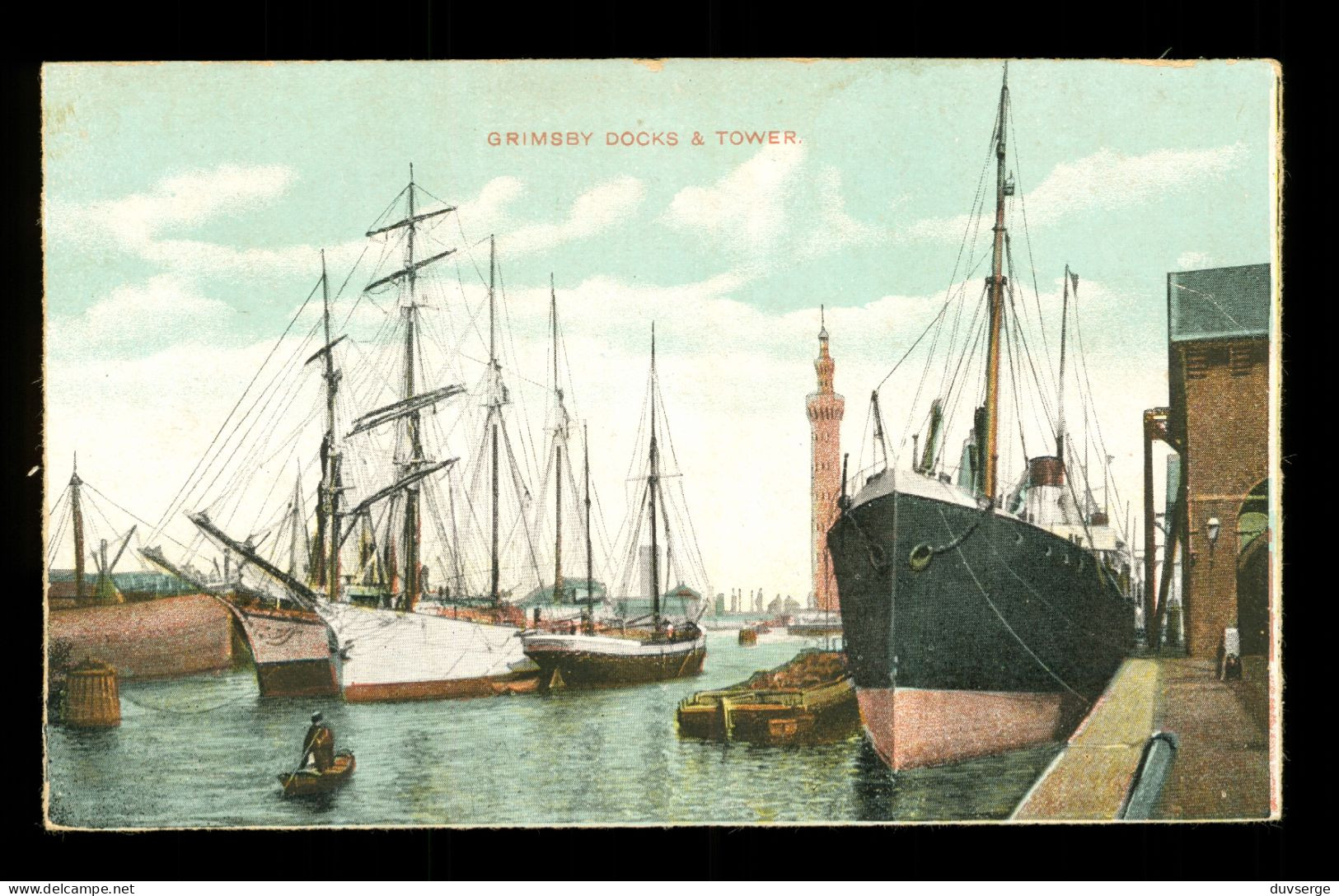 England Lincolnshire  Grimsby Docks And Tower - Autres & Non Classés