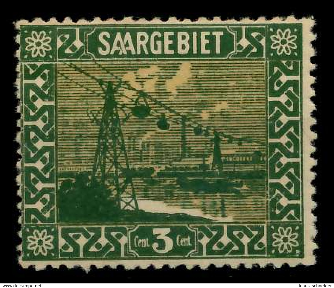 SAARGEBIET LANDS.BILD Nr 84 Ungebraucht X78B25A - Nuovi