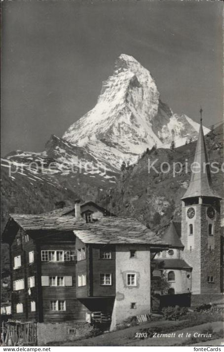 12150380 Zermatt VS Mit Matterhorn  - Autres & Non Classés