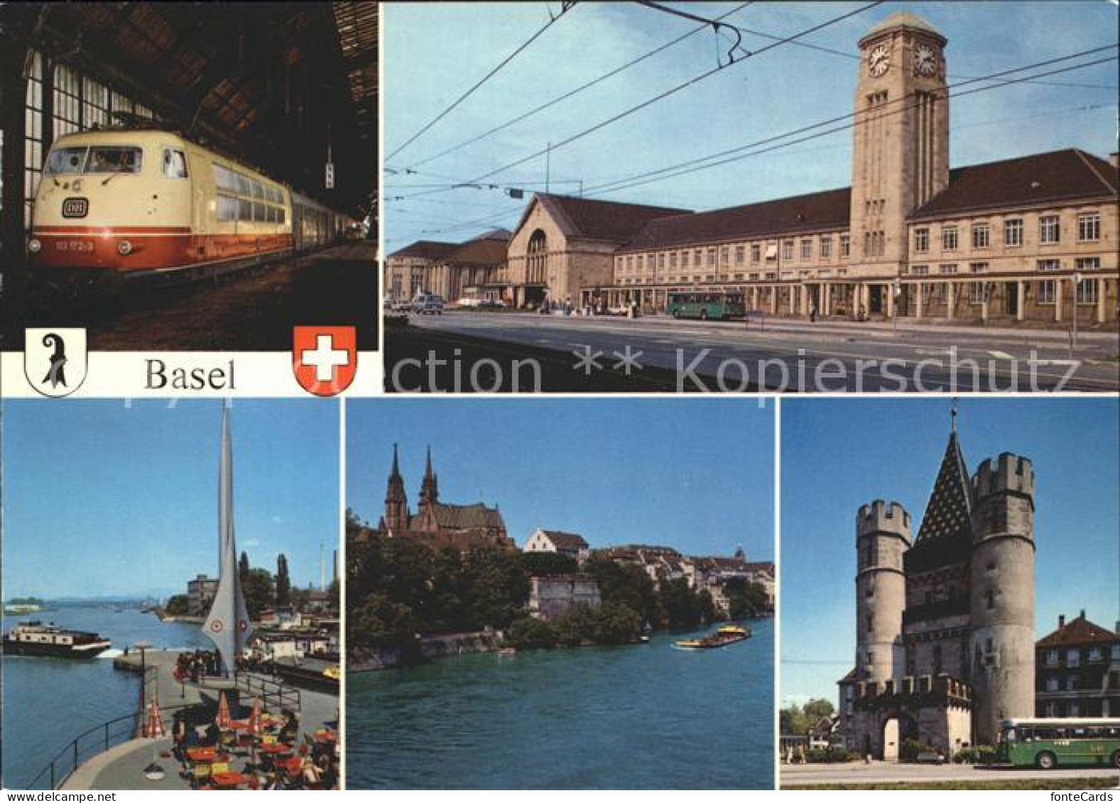 12148472 Basel BS Badisch Bahnhof Muenster Spalentor Basel BS - Sonstige & Ohne Zuordnung