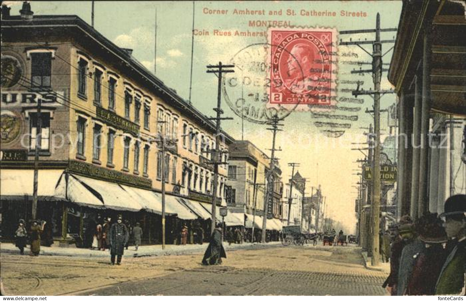 12147811 Montreal Quebec Corner Amherst Sainte Catherine Streets Montreal Quebec - Zonder Classificatie