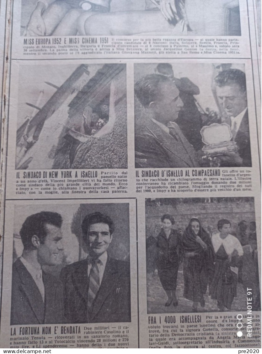 LA TRIBUNA ILLUSTRATA 1951 ISNELLO ALDO FABRIZI - Other & Unclassified