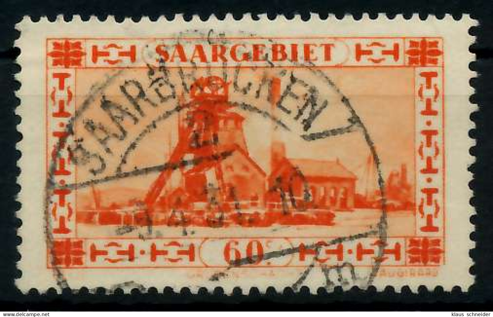 SAARGEBIET 1930 Nr 143 Gestempelt X794DBA - Oblitérés