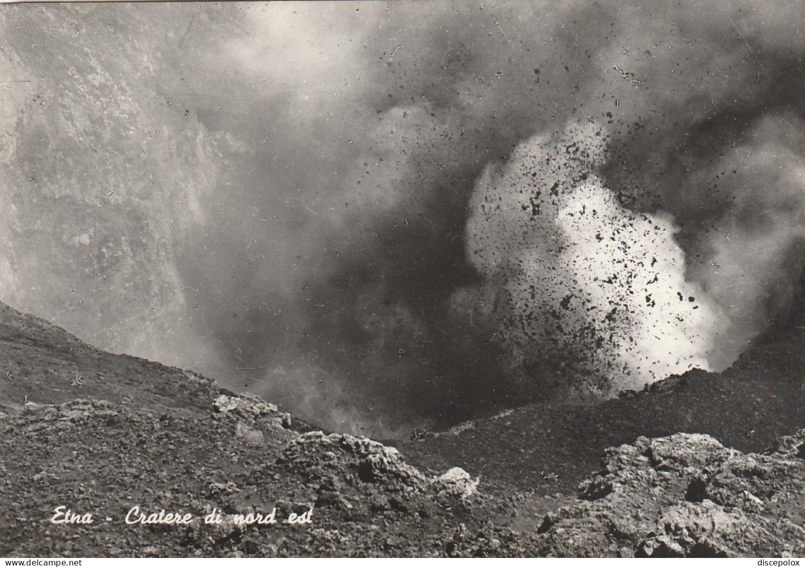 AD127 Etna (Catania Messina) - Cratere Di Nord Est - Eruzione / Viaggiata 1965 - Otros & Sin Clasificación