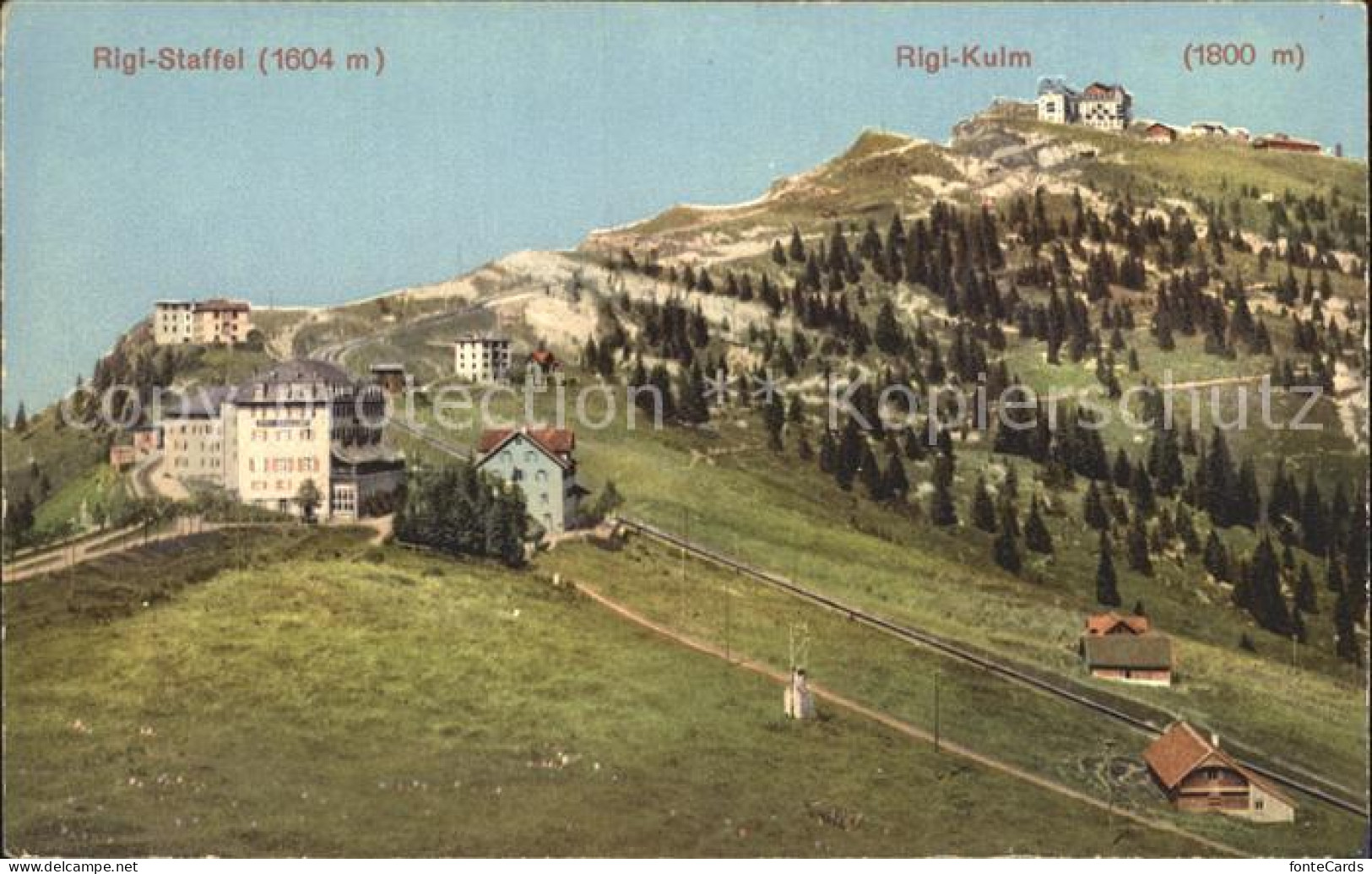 12146384 Rigi Staffel Mit Rigi-Kulm Total Rigi Staffel - Other & Unclassified