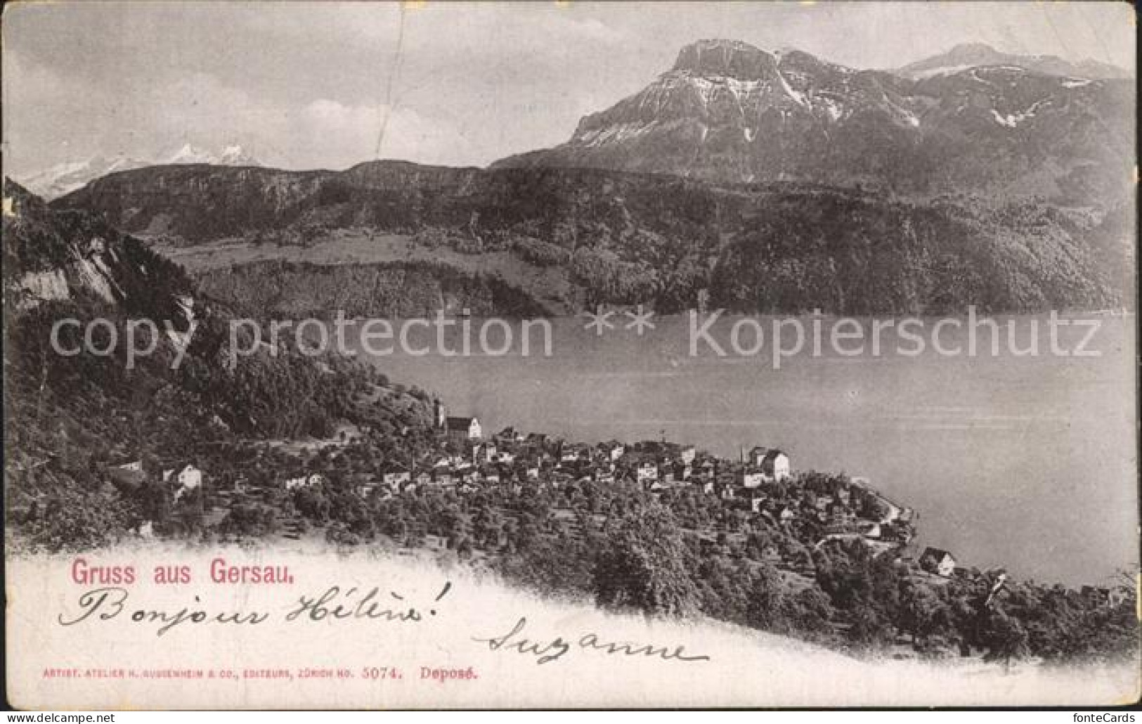 12146083 Gersau Vierwaldstaettersee Panorama Gersau - Other & Unclassified