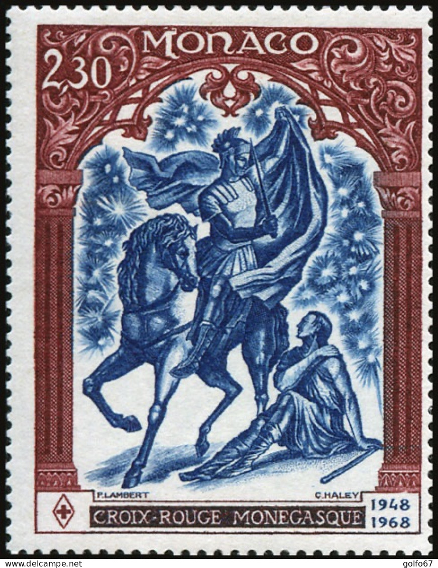 MONACO 1968 Y&T N° 742 NEUF** - Unused Stamps