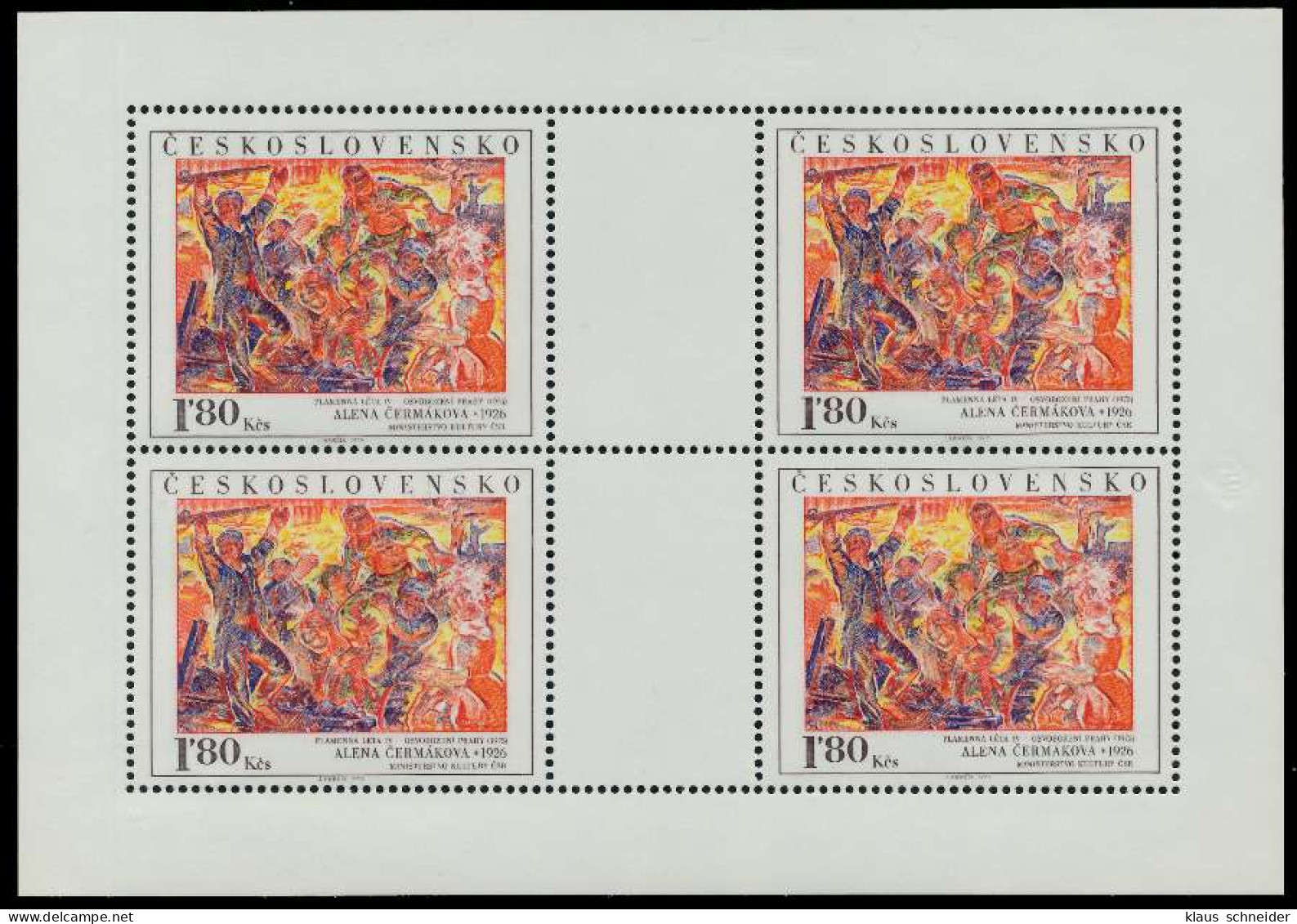 CSSR Nr 2294KB-2298KB Postfrisch KLEINBG X797722 - Blocks & Kleinbögen