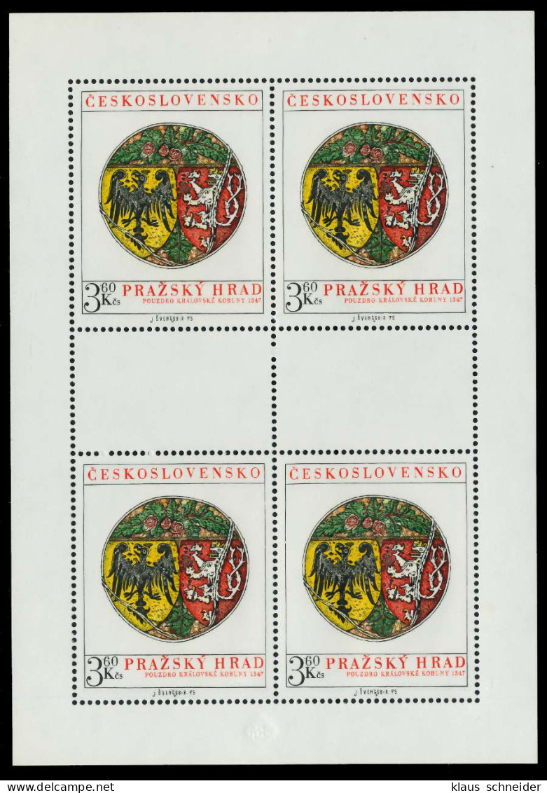 CSSR Nr 2291KB-2292KB Postfrisch KLEINBG X79775A - Blocks & Kleinbögen