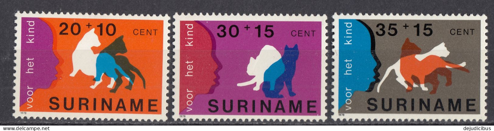 SURINAME - 1978 - Lotto Di Tre Valori Nuovi MNH: Yvert 735, 737 E 738. - Surinam