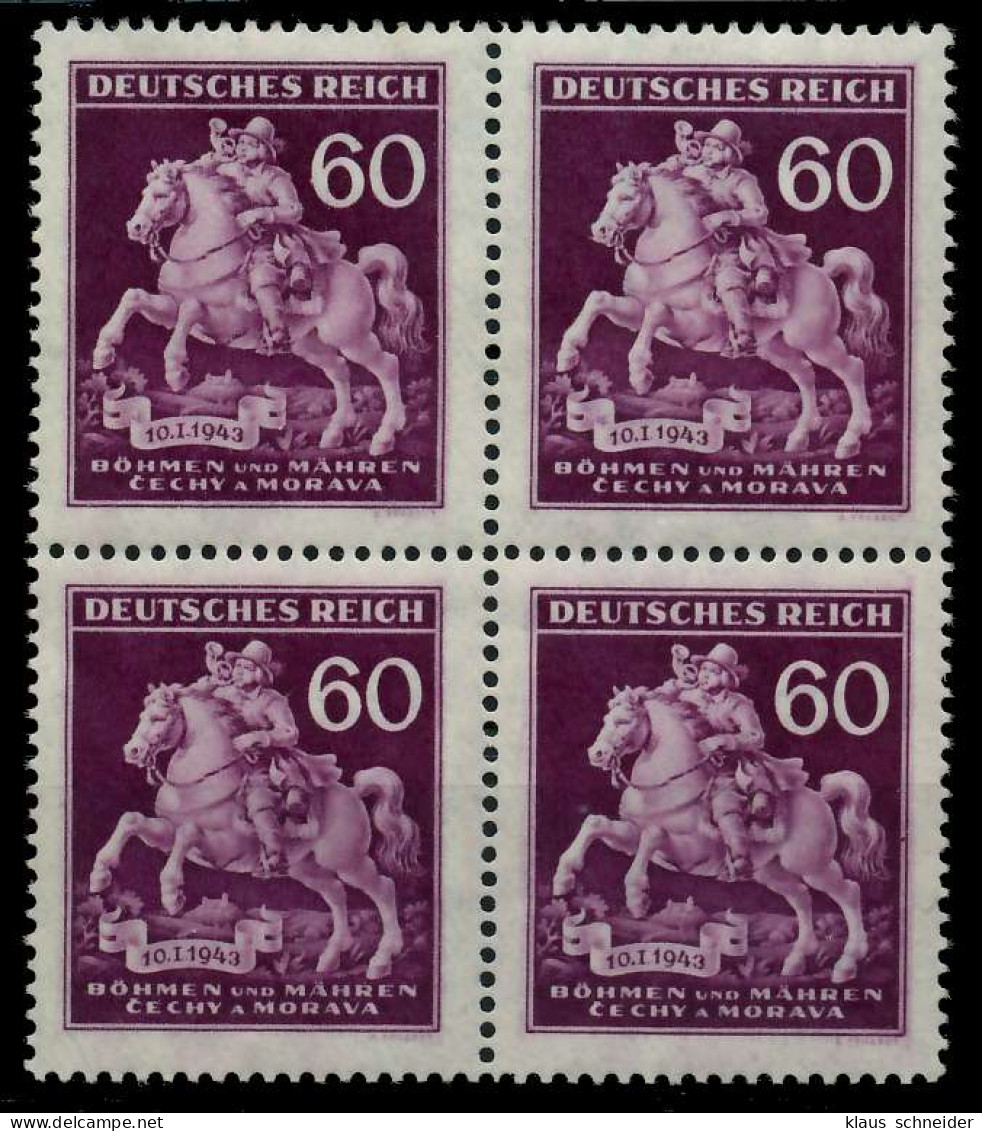 BÖHMEN MÄHREN Nr 113 Postfrisch VIERERBLOCK X7B65BA - Unused Stamps