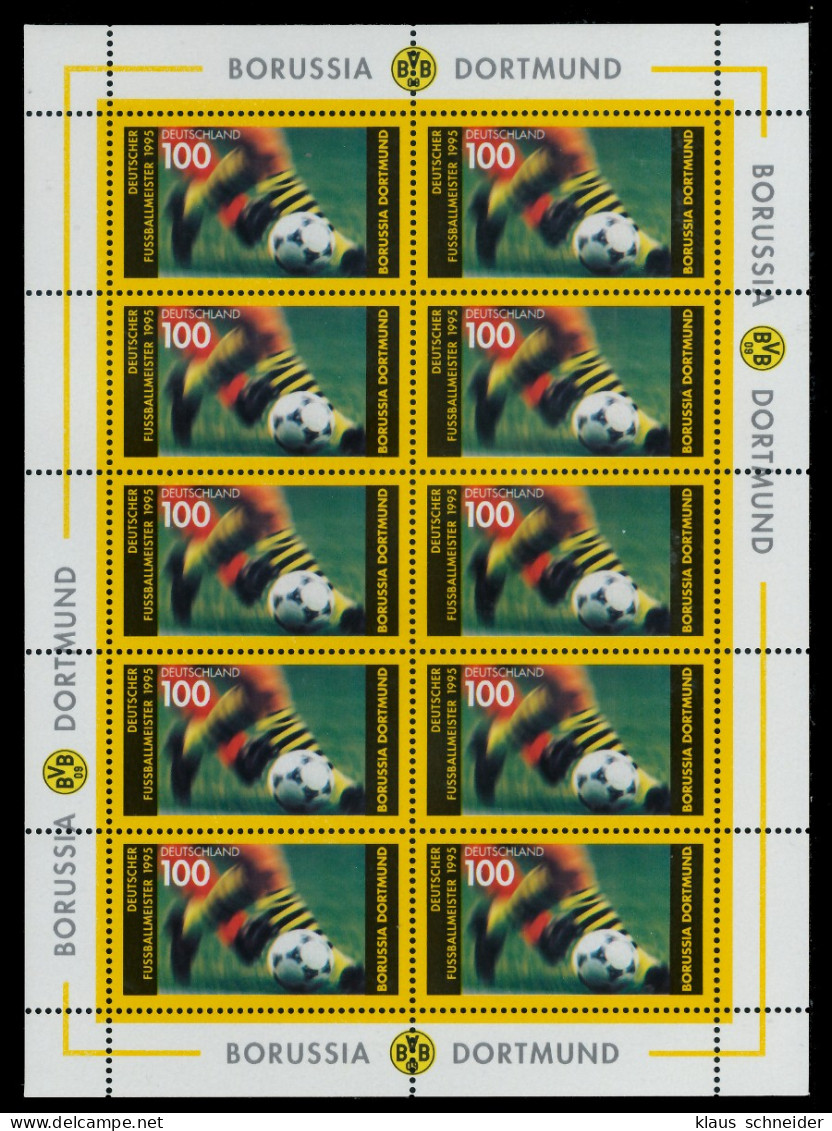 BRD BUND BLOCK KLEINBOGEN 1995 Nr 1833 Postfrisch KLEIN X7C861E - Sonstige & Ohne Zuordnung