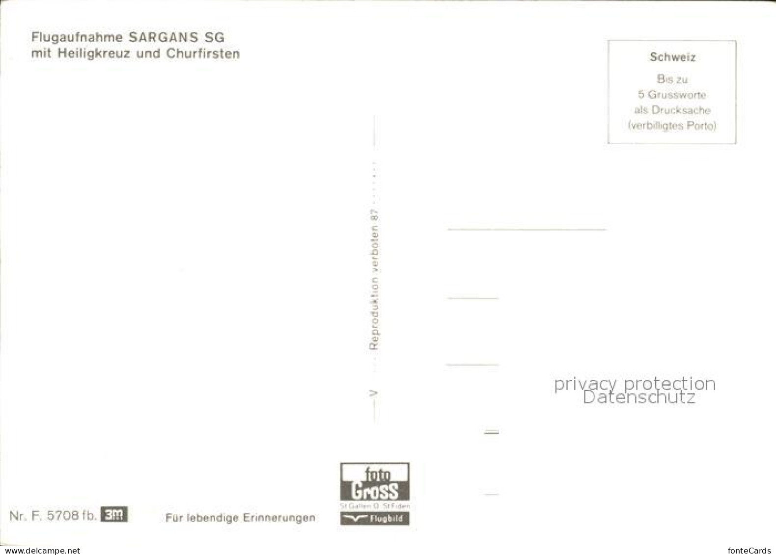 12137964 Sargans Mit Heiligkreuz Und Churfirsten Fliegeraufnahme Sargans - Other & Unclassified