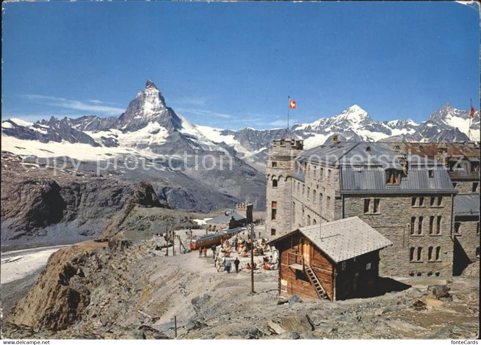 12137253 Zermatt VS Kulmhotel Gornergrat Matterhorn Dt Blanche  - Autres & Non Classés