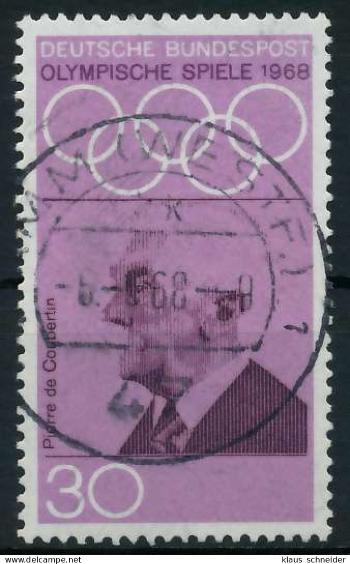 BRD 1968 Nr 563 Zentrisch Gestempelt X7F97E2 - Used Stamps