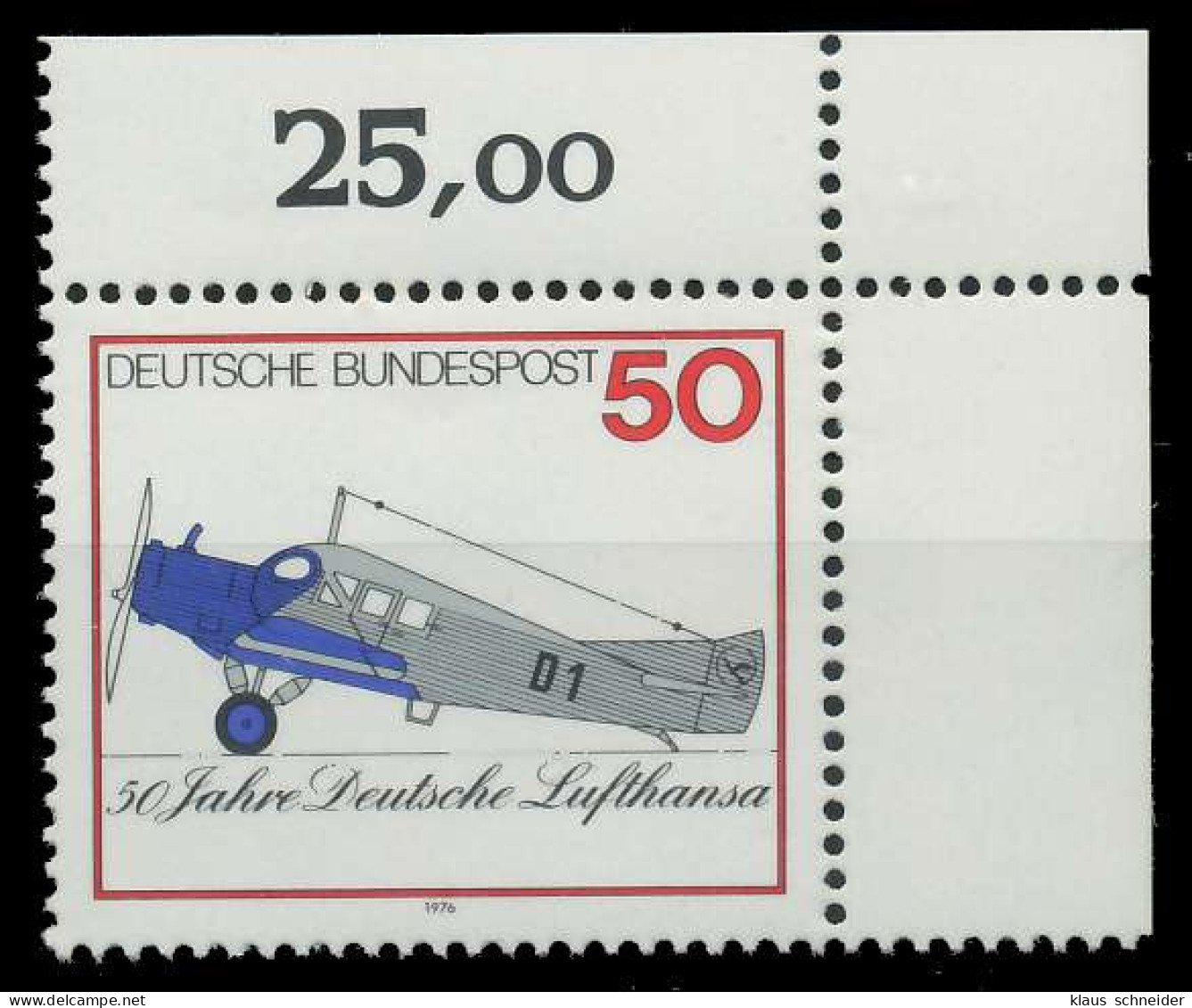BRD 1976 Nr 878 Postfrisch ECKE-ORE X8036B2 - Unused Stamps