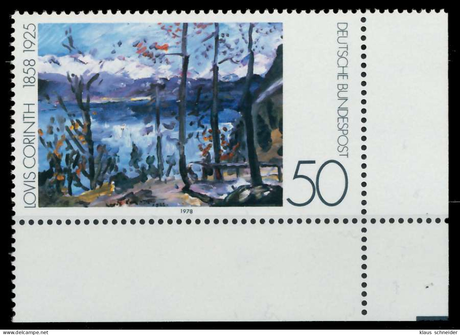 BRD BUND 1978 Nr 986 Postfrisch ECKE-URE X805602 - Unused Stamps