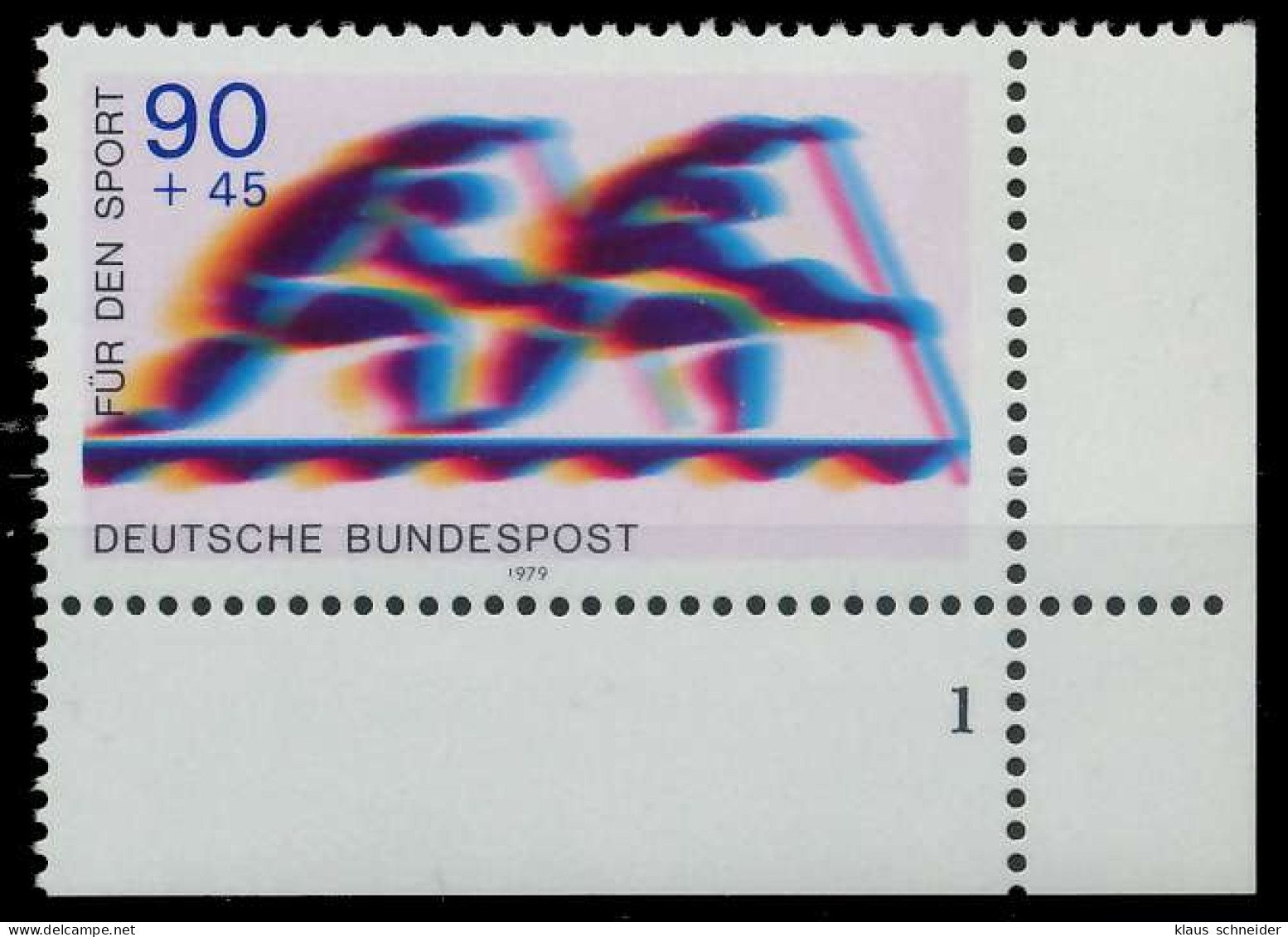 BRD BUND 1979 Nr 1010 Postfrisch FORMNUMMER 1 X8077DA - Ongebruikt