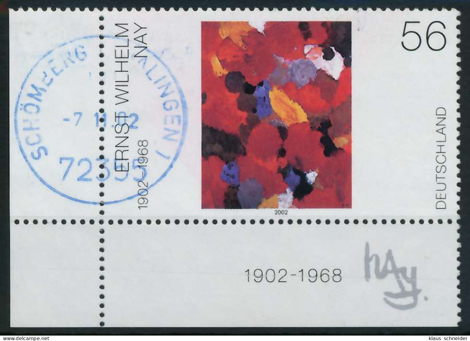 BRD BUND 2002 Nr 2267 Zentrisch Gestempelt ECKE-ULI X84D2AA - Used Stamps