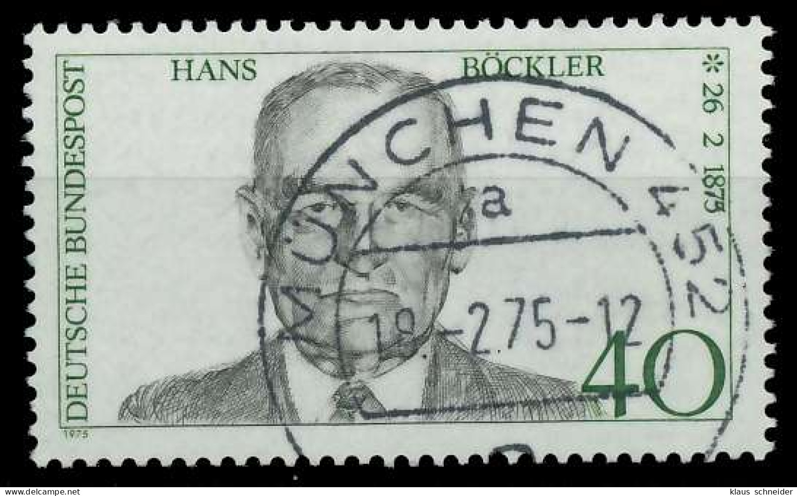 BRD 1975 Nr 832 Zentrisch Gestempelt X850FCE - Used Stamps