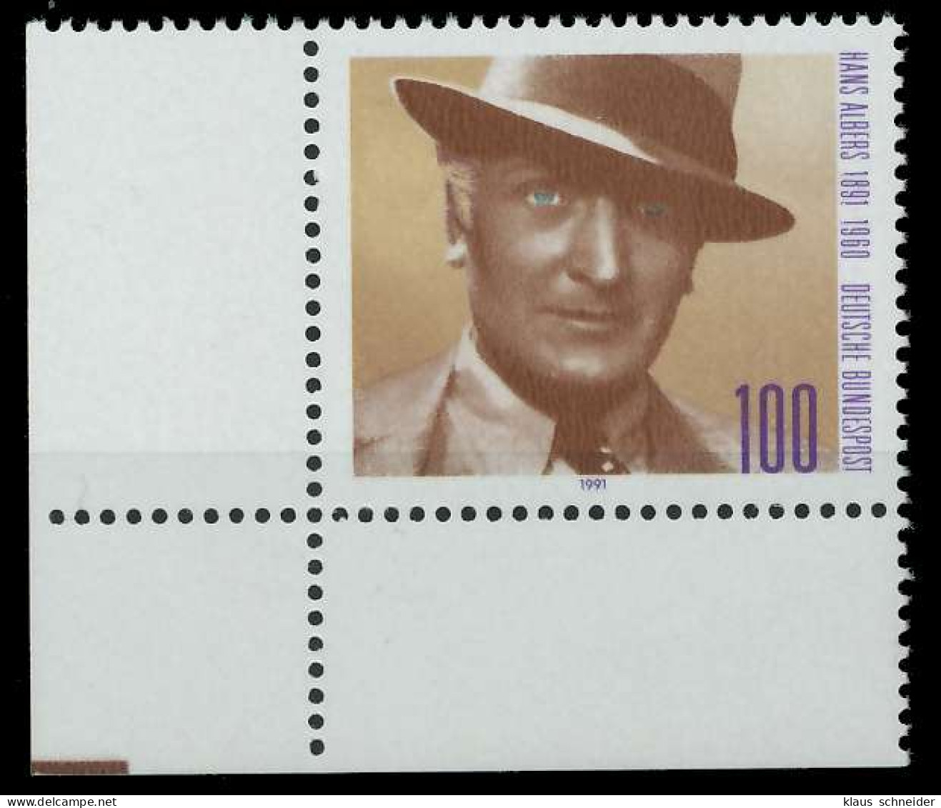 BRD 1991 Nr 1561 Postfrisch ECKE-ULI X85DAFE - Unused Stamps