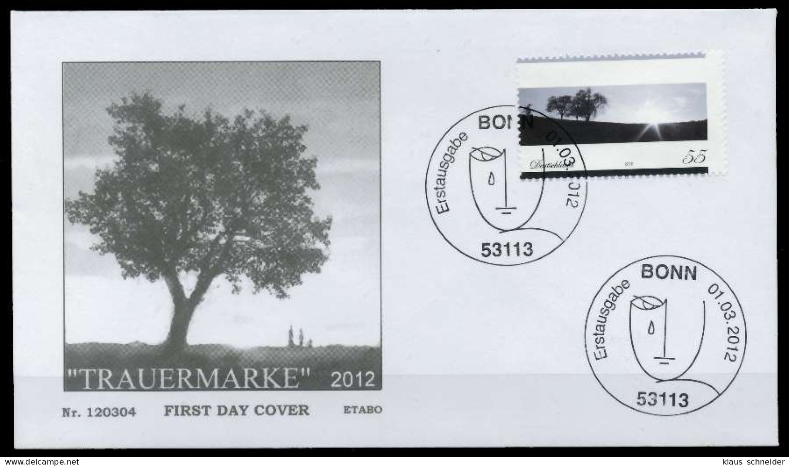 BRD BELEGE Nr 2920 BRIEF FDC X86F82A - Other & Unclassified