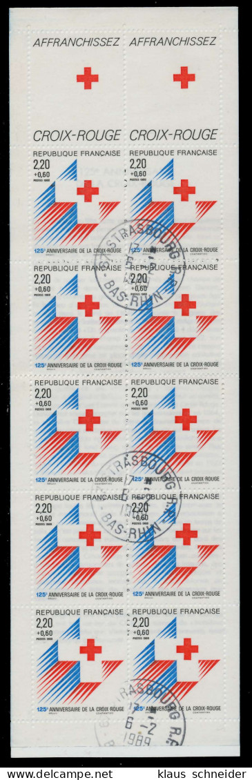 FRANKREICH MARKENHEFTCHEN Nr MH14 2692C Gestempelt MH S01A7B2 - Rode Kruis