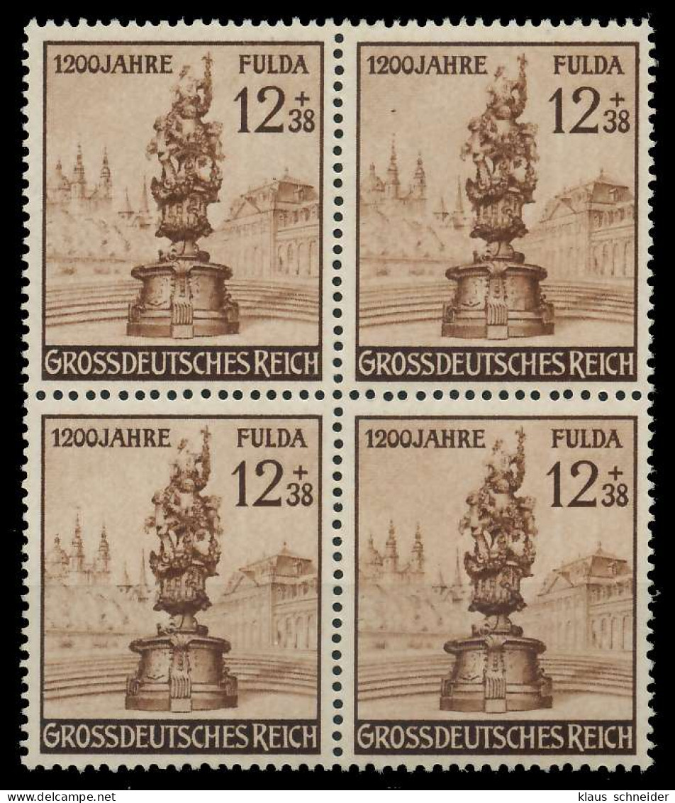 DEUTSCHES REICH 1944 Nr 886 Postfrisch VIERERBLOCK S73D4CA - Unused Stamps