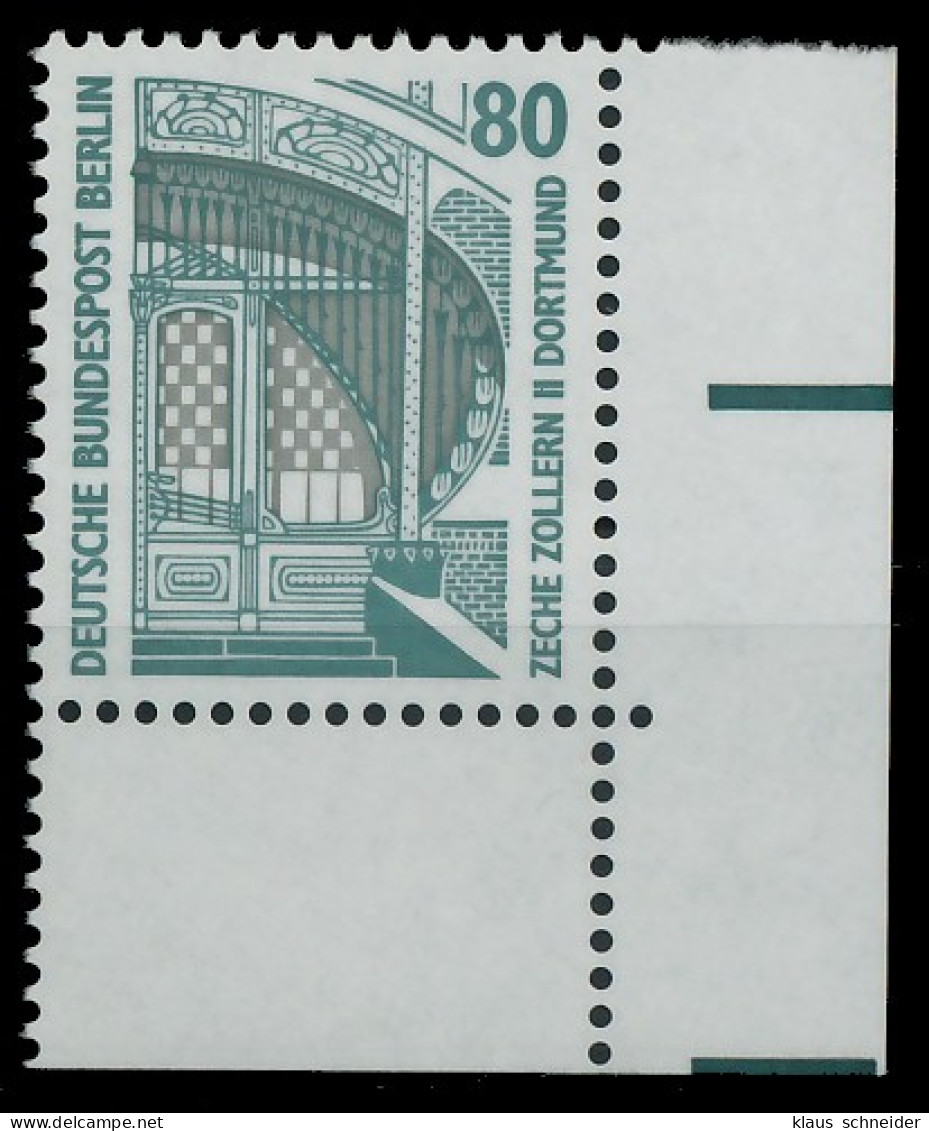 BERLIN DS SEHENSWÜRDIGKEITEN Nr 796 Postfrisch ECKE-URE S93206A - Unused Stamps
