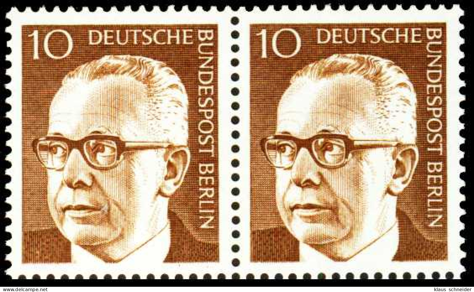 BERLIN DS HEINEMANN Nr 361 Postfrisch WAAGR PAAR S94988A - Unused Stamps