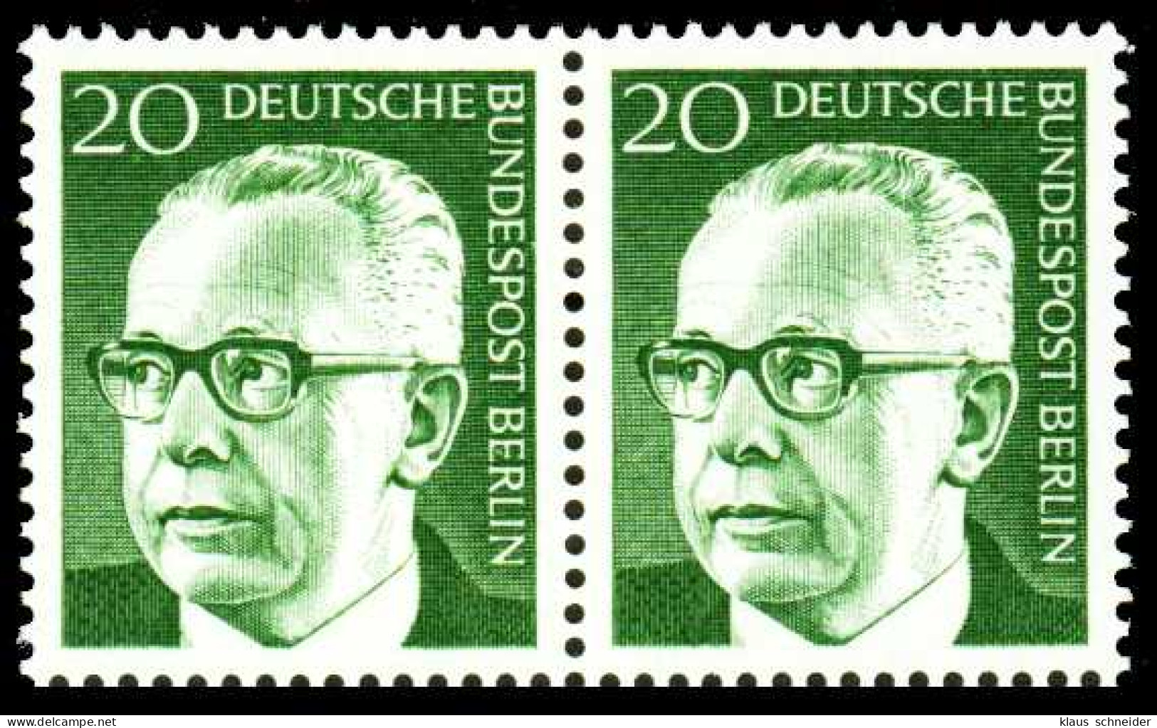 BERLIN DS HEINEMANN Nr 362 Postfrisch WAAGR PAAR S94989A - Unused Stamps