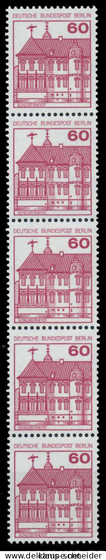 BERLIN DS BURGEN U. SCHLÖSSER Nr 611AR Postfrisch 5ER S X90F162 - Unused Stamps