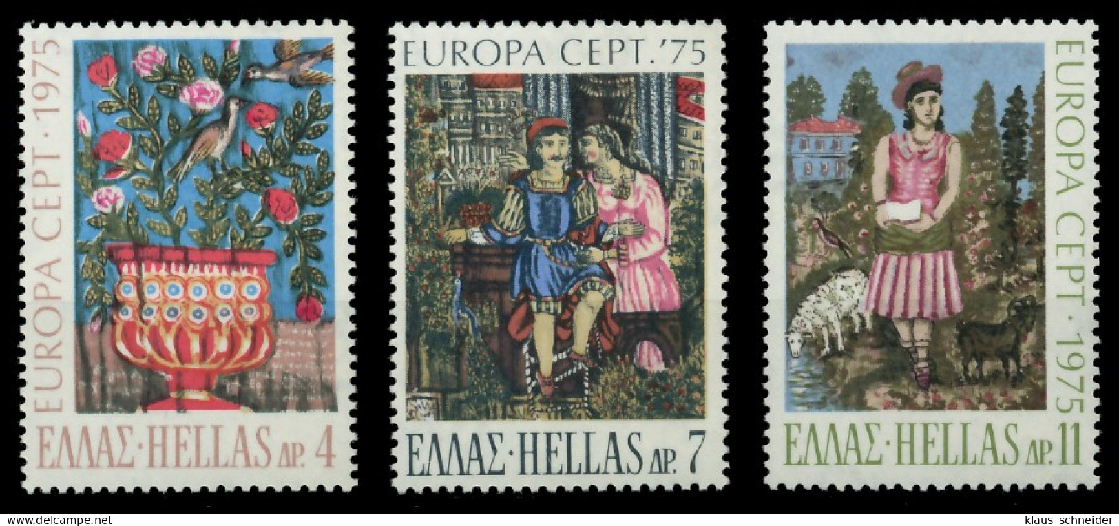 GRIECHENLAND 1975 Nr 1198-1200 Postfrisch SAC6AC2 - Unused Stamps