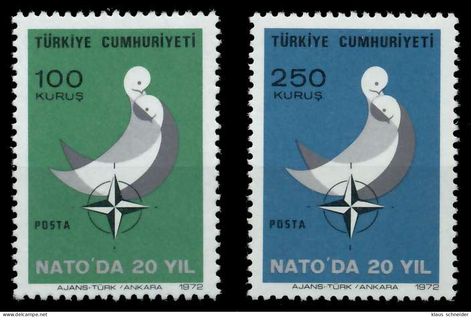 TÜRKEI 1962 Nr 2250-2251 Postfrisch X063D46 - Unused Stamps