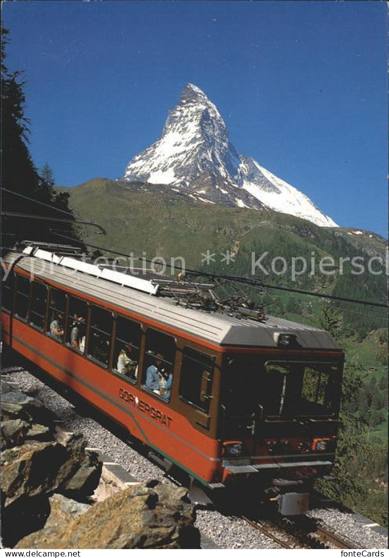 12124292 Gornergratbahn Doppeltriebwagen Bhe 4/8 Zermatt Gornergrat  Gornergratb - Other & Unclassified