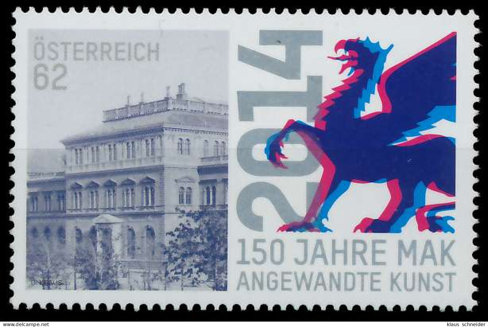 ÖSTERREICH 2014 Nr 3142 Postfrisch SD1489A - Unused Stamps