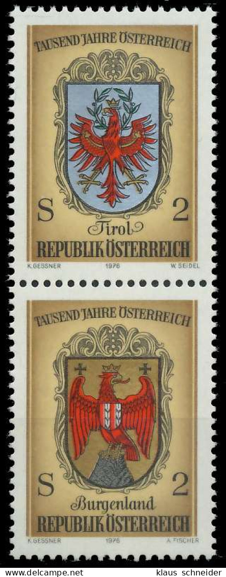 ÖSTERREICH 1976 Nr 1522 30 SZde Postfrisch SENKR PAAR X255B16 - Unused Stamps
