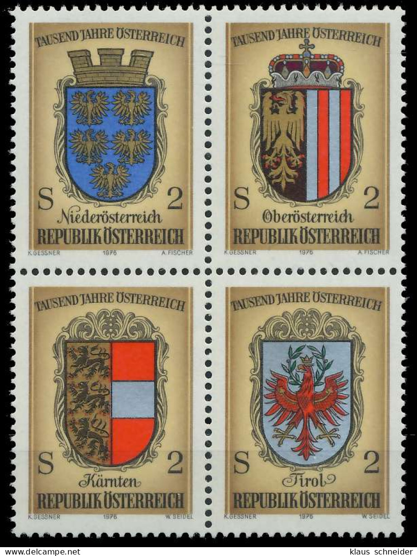 ÖSTERREICH 1976 Nr 1522 30 VBa Postfrisch VIERERBLOCK X255B26 - Ungebraucht