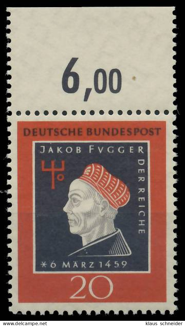 BRD BUND 1959 Nr 307 Postfrisch ORA X2F7906 - Ongebruikt