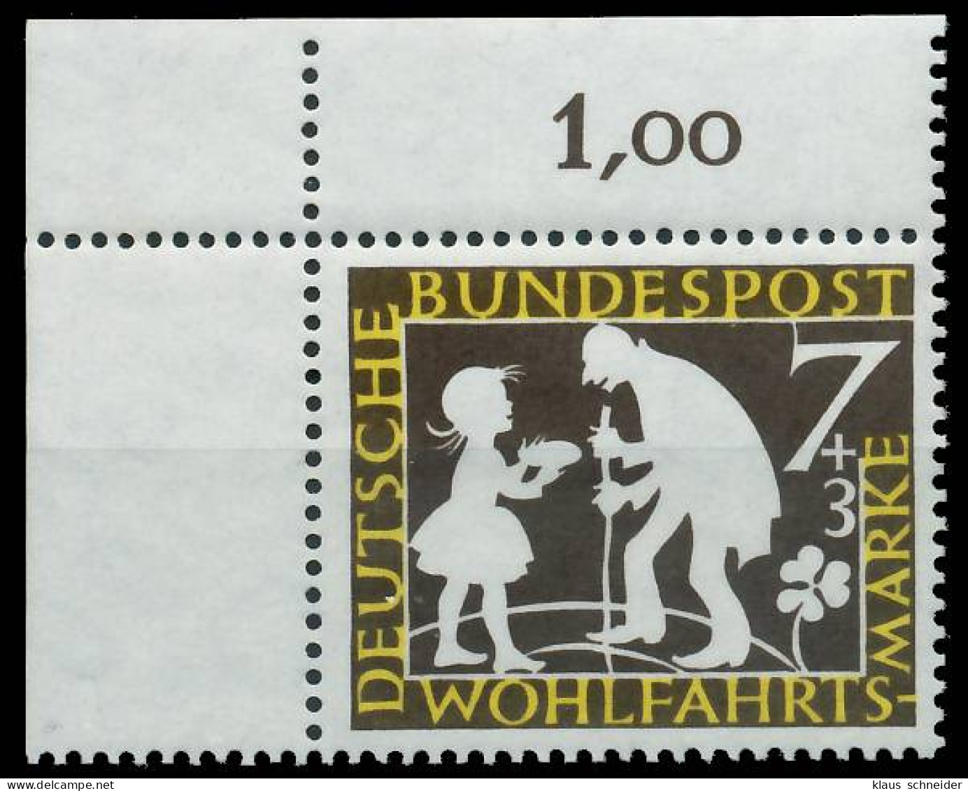 BRD BUND 1959 Nr 322 Postfrisch ECKE-OLI X2F797A - Ungebraucht