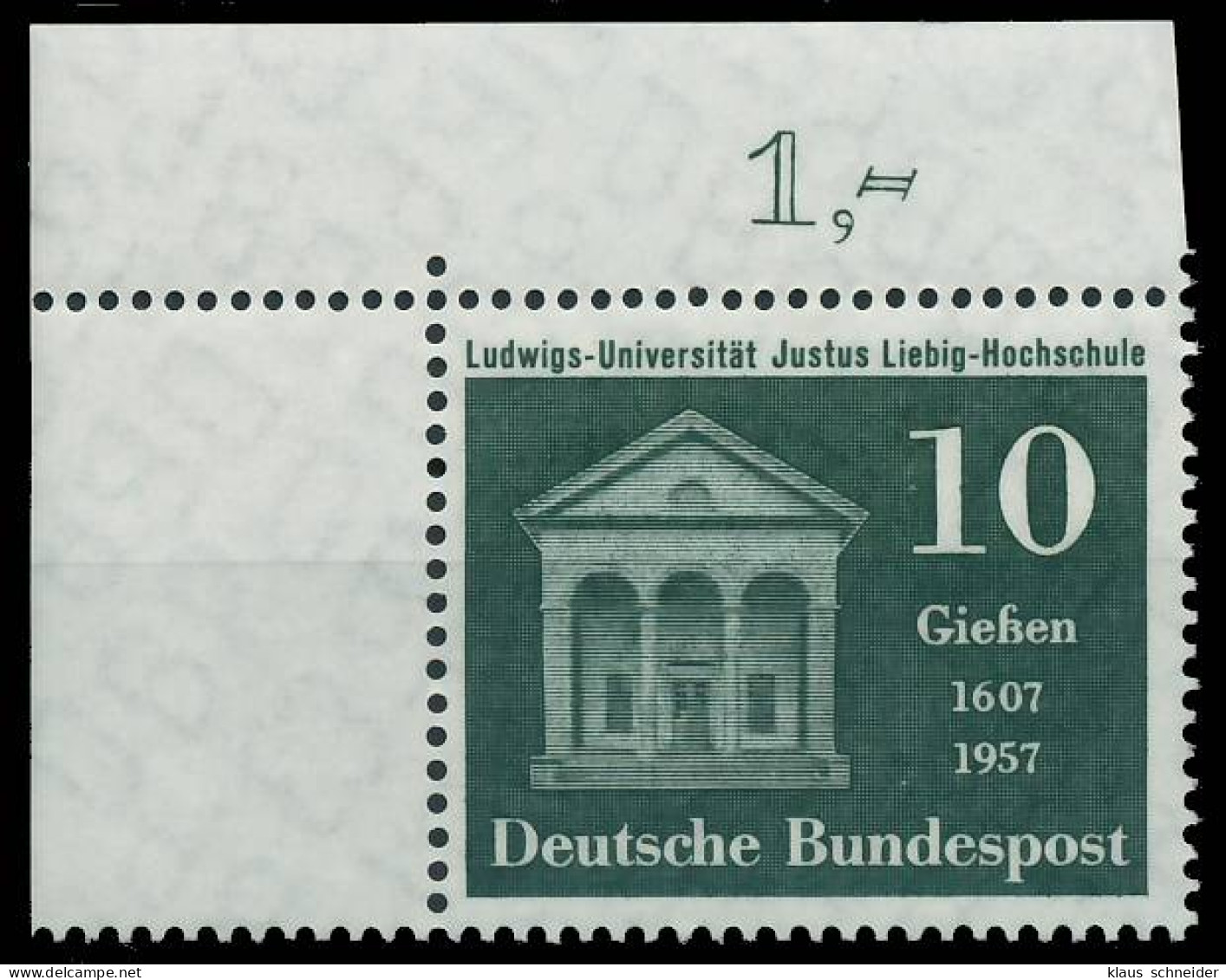 BRD BUND 1957 Nr 258 Postfrisch ECKE-OLI X2F7BF2 - Unused Stamps