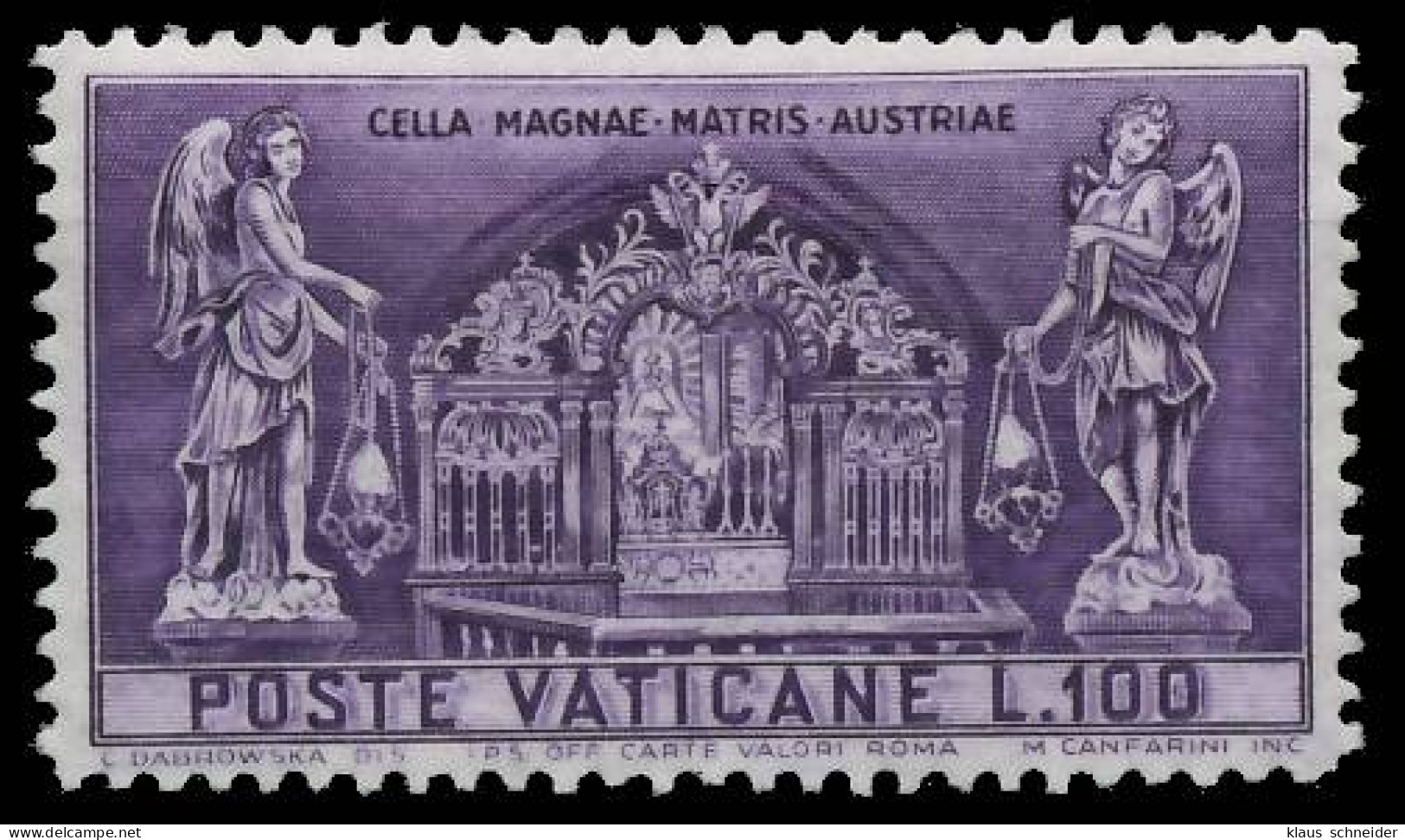 VATIKAN 1957 Nr 279 Postfrisch SF6A20A - Unused Stamps
