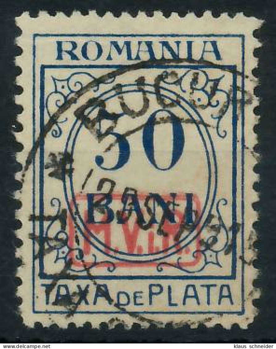 BES. 1WK D-MV RUMÄNIEN PORTO Nr 4 Gestempelt X43496E - Ocupación 1914 – 18