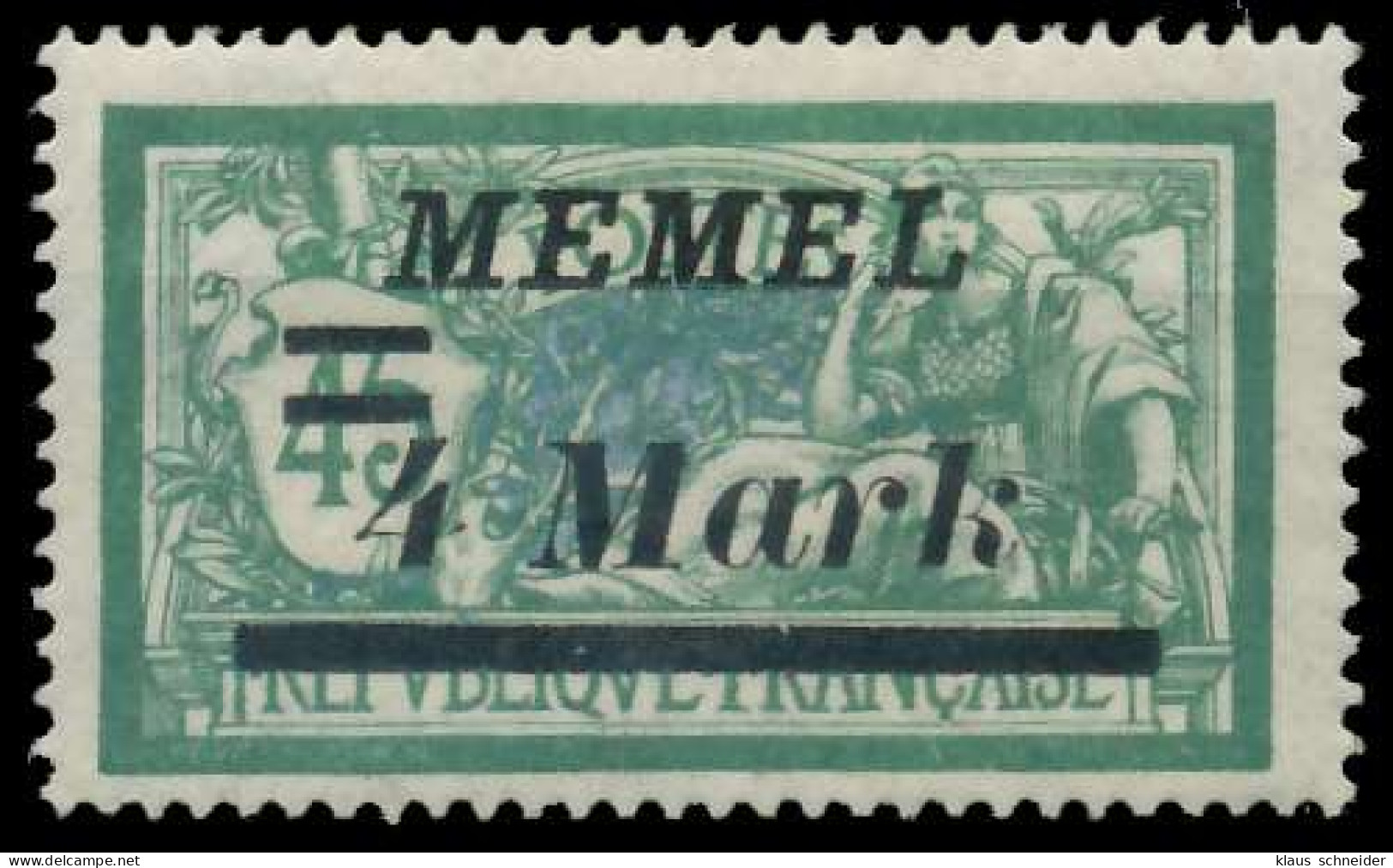 MEMEL 1922 Nr 91 Postfrisch X452E3E - Memel (Klaipeda) 1923