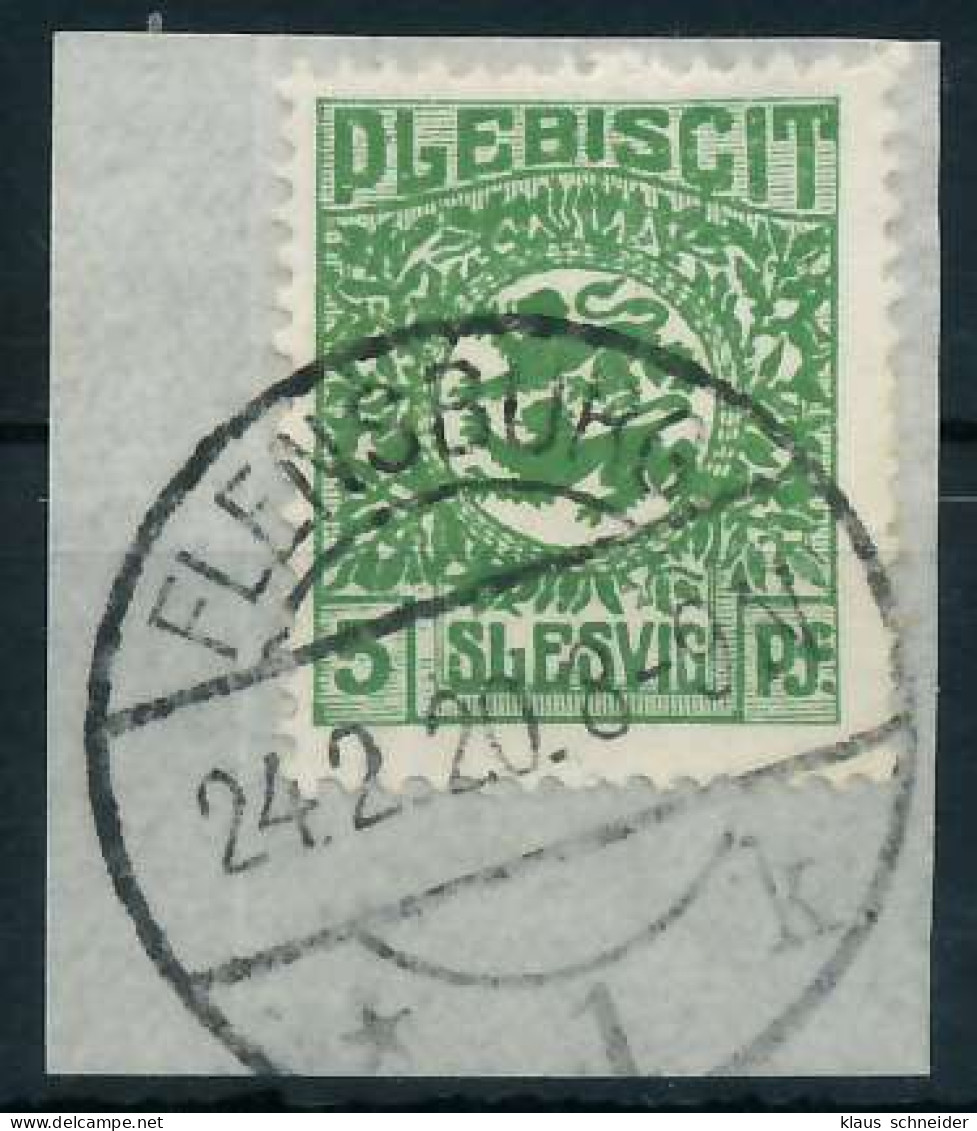 ABSTGEB SCHLESWIG Nr 2 Gestempelt Briefstück X4C3732 - Autres & Non Classés