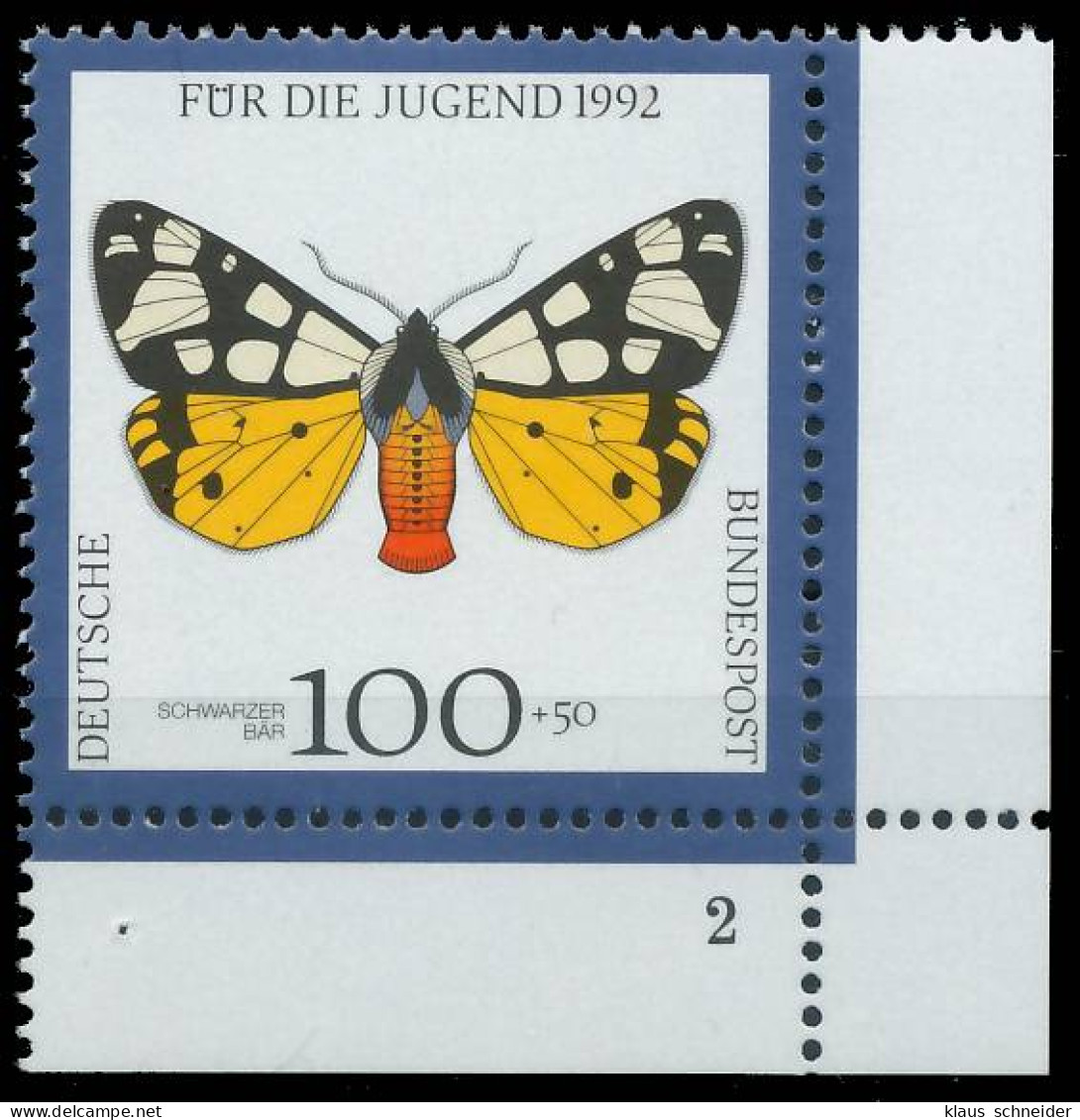 BRD BUND 1992 Nr 1605 Postfrisch FORMNUMMER 2 X572DE6 - Unused Stamps