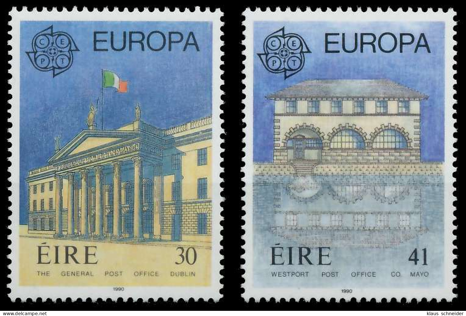 IRLAND 1990 Nr 716-717 Postfrisch X5CF45E - Unused Stamps